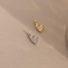 Puff Heart Charm by Caitlyn Minimalist • Solid Heart Necklace Pendant • Gold Charms for Bracelet • Cute Jewelry • Gift for Her • XR069
