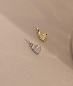 Puff Heart Charm by Caitlyn Minimalist • Solid Heart Necklace Pendant • Gold Charms for Bracelet • Cute Jewelry • Gift for Her • XR069